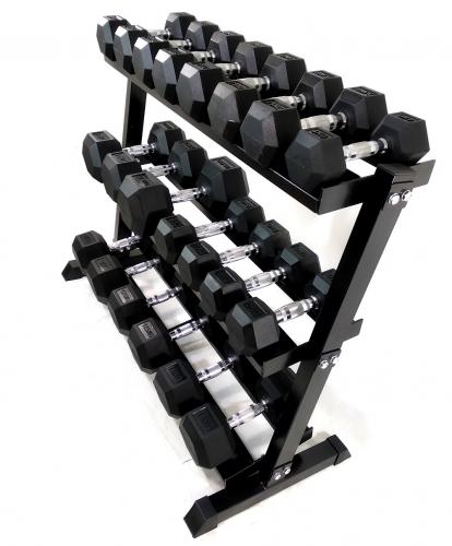 Hex Dumbbells 220 kg 2,5 to 22,5 kg