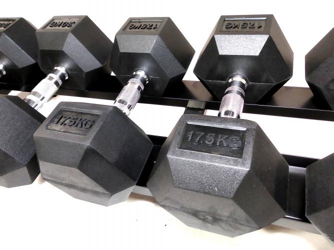 Hex Dumbbells 220 kg 2,5 to 22,5 kg