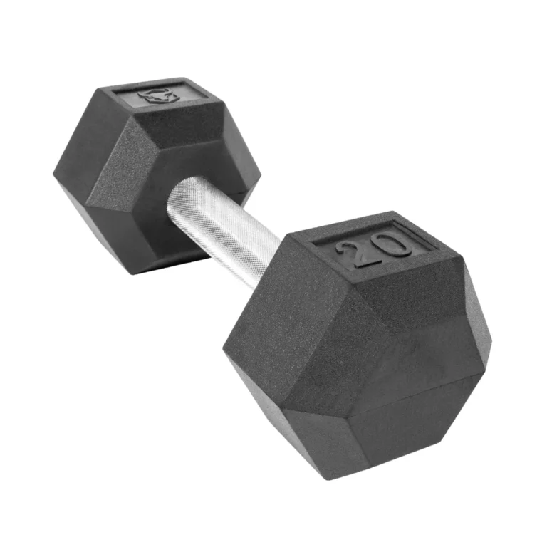 rubber-Hex-Dumbbell-set